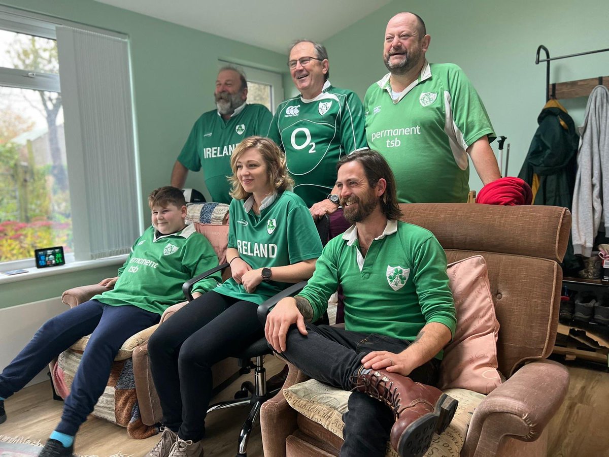 Fast forward nearly 25 years and we are wondering if the Irish team need any replacements <a href="/IrishRugby/">Irish Rugby</a> ?? We’re off to Dublin to watch todays match  a first for Arthur - can’t wait!!