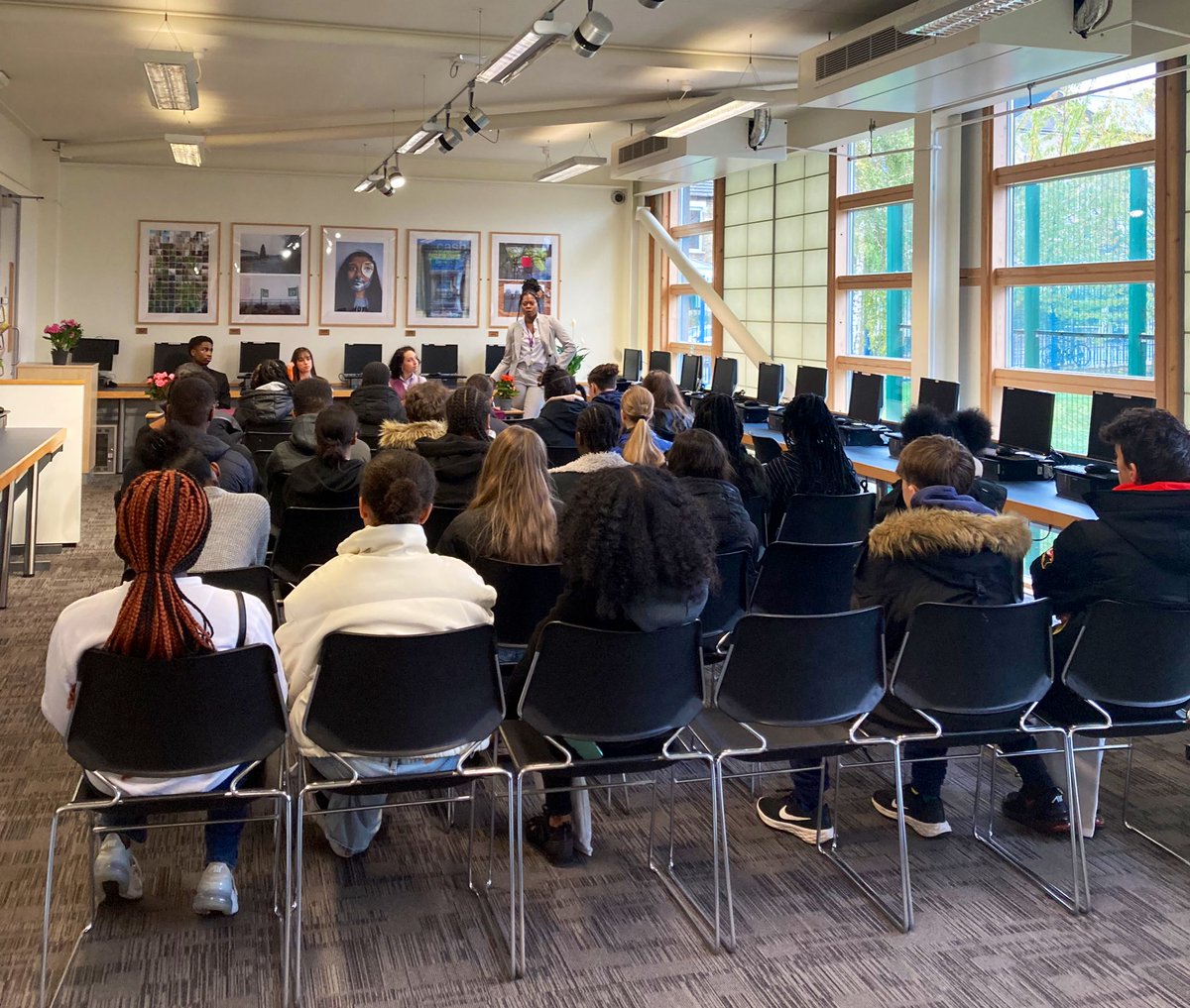 It was great to hear from our Principal and to see students talking about the Sixth Form and their own experiences at CTK! 😊#ctksuccess #openday