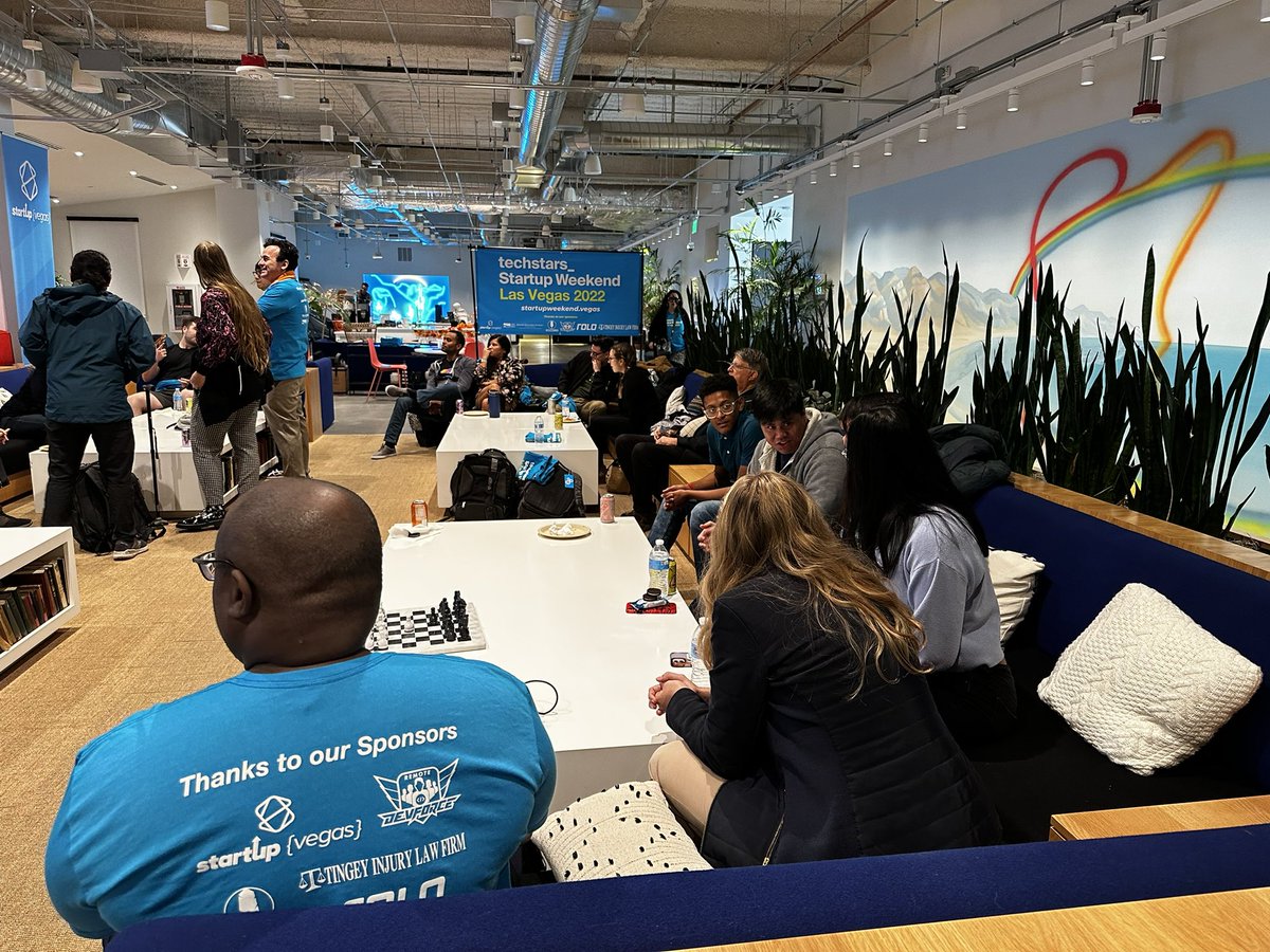 Folks haven’t wasted ANY TIME getting started. One team even formed their own group and are building a brand new idea. #swvegas #vegastech