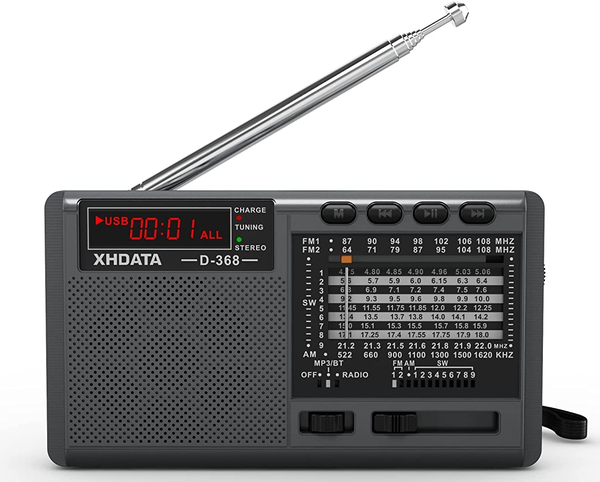 todderbert's tweet photo. The XHDATA D-368 for $17.96, at Amazon: https://t.co/93QdsijevI 
Perfect for Media Playing over Headphones.  Great FM, and SW.  AM is 9kHz Stepping.  18650 Power.
#xhdata #d368 #am #fm #stereo #bluetooth #shortwave #18650power #mp3player #portable #radio #deal https://t.co/cBa40ncNM7