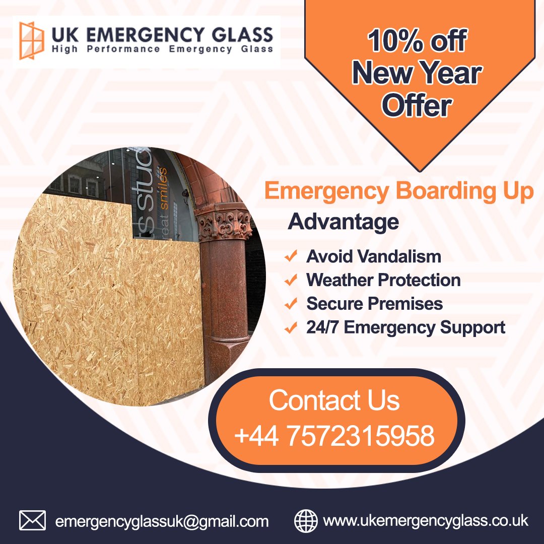 GlassServicesUk's tweet photo. 10% off on emergency boarding-up services by UK Emergency Glass for a limited time period offer. Contact us before 31st Dec, and avail of our offer. Call Now: +44 7487583411
Website: https://t.co/6GlVGV1MWg
Google My Business: https://t.co/RBo6VCVOH5
#ukrollergaragesdoor #bording https://t.co/ANogfipWq8