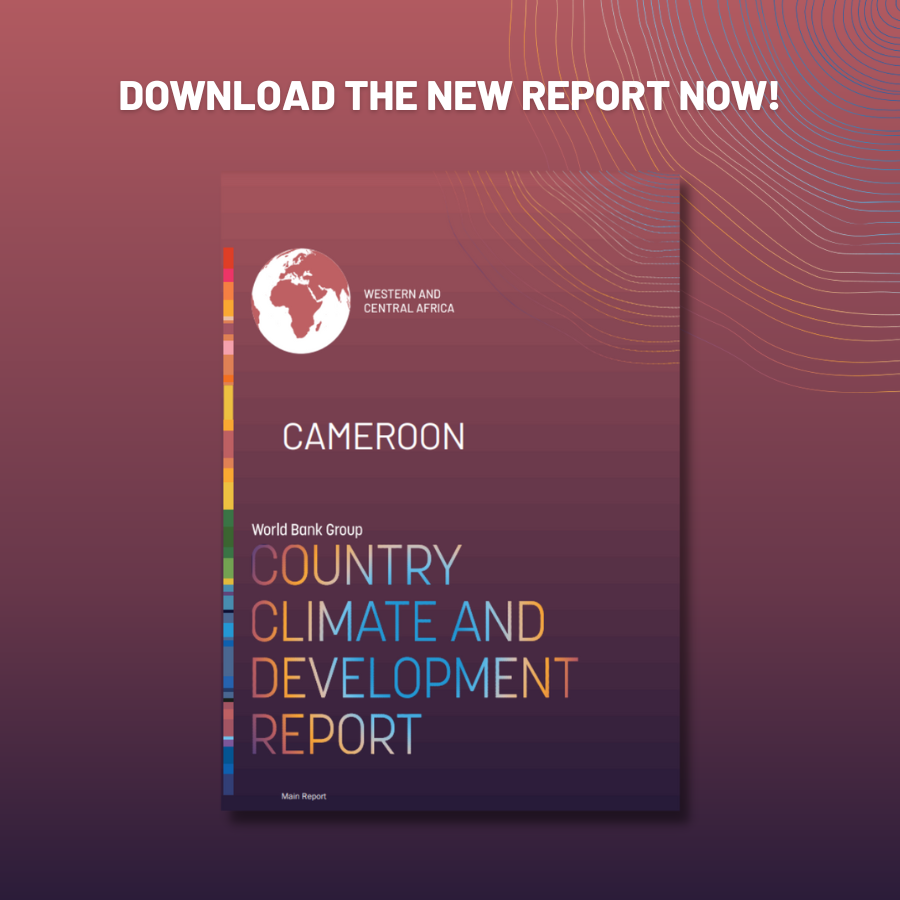 WBG_ClimateEnv's tweet photo. The new #CameroonCCDR highlights four areas for development and adaptation gains:

🌳 Agriculture, forestry, and land use
🏙️ Cities
👩🏿‍💼 Human capital
🏗 Infrastructure

Find the details here ▶️ https://t.co/ZFbdn2pbDW https://t.co/aBS8kDFojG