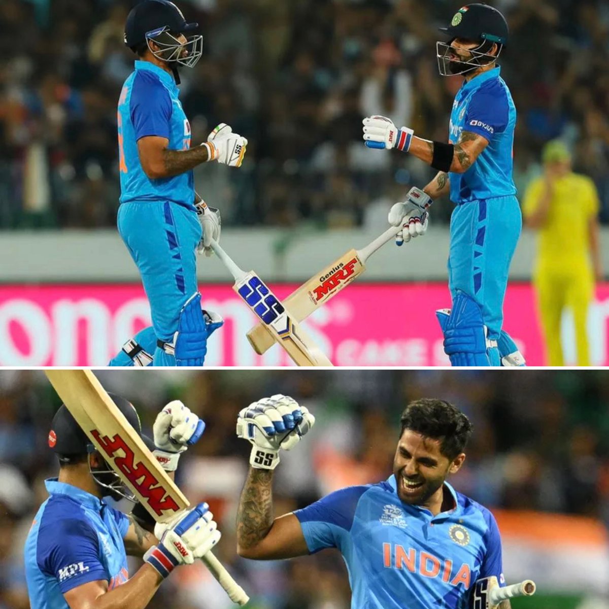 Happy Birthday <a href="/imVkohli/">Virat Kohli</a> bhau 🥳
Wishing for many many more partnerships with you! 🤩
#SurVir 😉