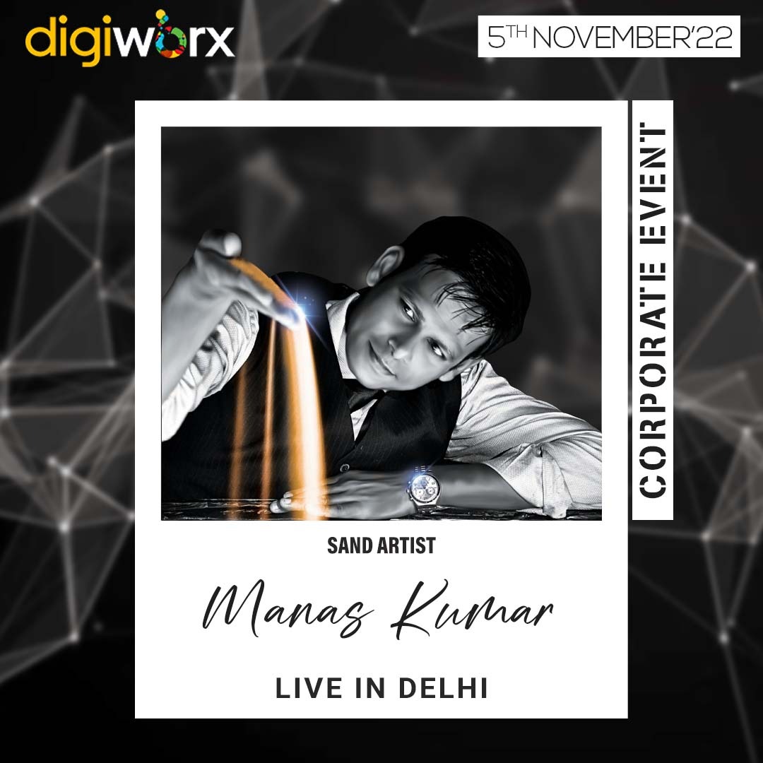 thedigiworx's tweet image. Sand artist #ManasKumar all set to show his amazing skills today in Delhi at a corporate event.
.
.
.
.
.
#thedigiworx #TalentManagementCompany #onstagetalents #OST #TMC #itwplayworx #itwconsulting #itwconsultants