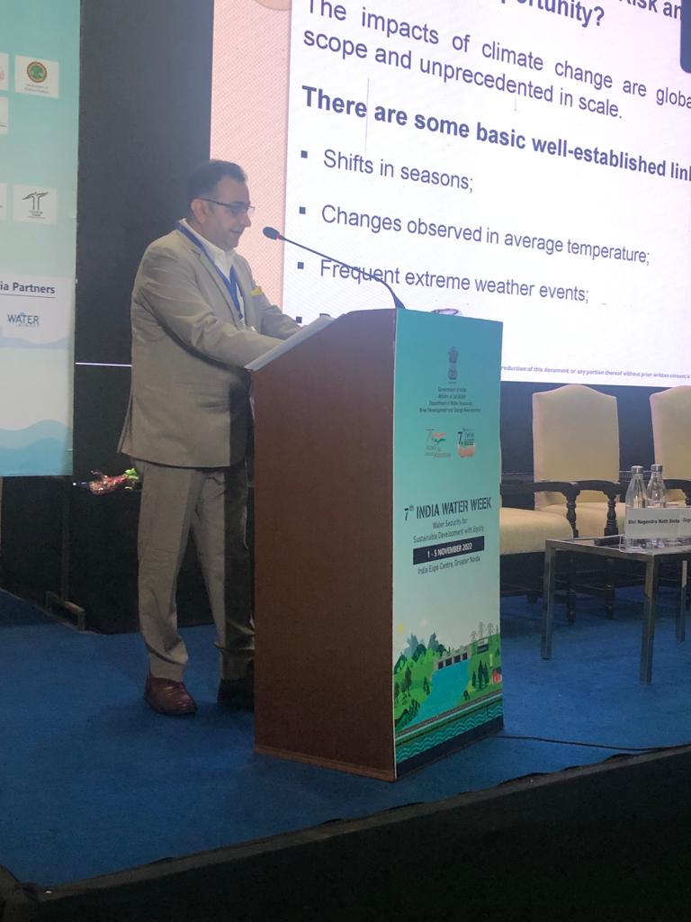 IndiaWaterFoun1's tweet photo. "#HolisticThinking, #CrossSectoralPerspectives and #ProactiveWork are required to #advanceclimateadaptation work. We have to focus on #crosscuttingchallenges, which include geographical boundaries within and between countries as well as .....read more https://t.co/FvxuiPAYmI https://t.co/yWxmdaJTJ5