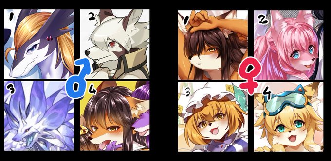 今月の支援絵アンケです
patreon contents votes 