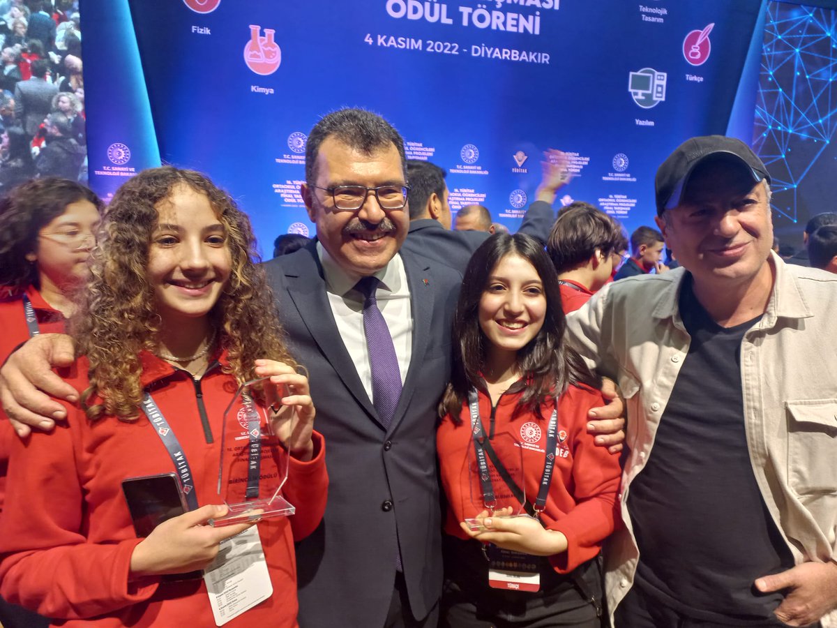 hataymem's tweet photo. TÜBİTAK 2204-Ortaokul Öğrenci Araştırma Projeleri Türkiye Finalinde,  Mustafa Kemal KALKAN danışmanlığında yarışmaya katılan Hatay BILSEM öğrencileri Duru BİLGİL ve Hena Su DUMAN'ın projesi 31000 proje arasından Türkiye Birincisi seçilmiştir.
@tcmeb @SeyitAliBuyuk https://t.co/R85uBTqCiu