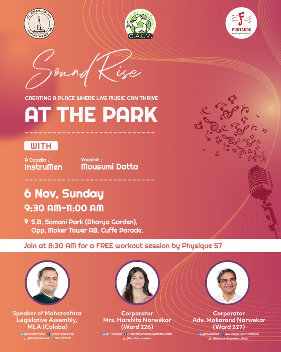HNarwekar's tweet photo. This Sunday - Let us together spend some musical time. 
We shall wait for you all! 
#WeAreTheChange #Soundrise #MusicalMorning #SundayMorning https://t.co/aCFb2rKBeZ