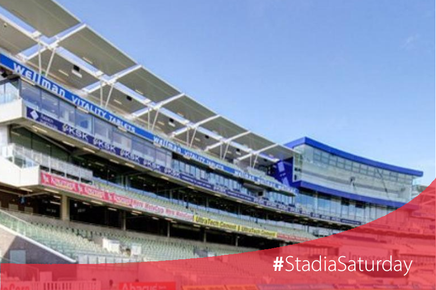 TataSteelConstr's tweet photo. The stunning £32 million Pavilion Stand at Edgbaston Cricket Ground features over 4,000m2 of the Tata Steel 42/960 sinusoidal profile,  Metallic Silver (RAL 9006) abrasion-resistant surface (ARS) coated aluminium finish.

#StadiaSaturday #Trisobuild https://t.co/6o5lNw76yT