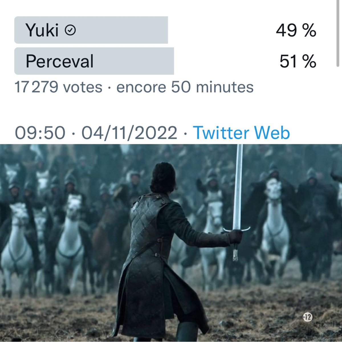 palais_au's tweet photo. Les amis.
Mon lapichou est en train de se faire submerger par la vague des gros comptes du chat des keufs 
Il va lutter jusqu’à la dernière minute avant de se faire dépecer. Winter is coming mais nous allons mourir debout, l’épée à la main même si les carottes sont cuites https://t.co/PwJbkqYtzN