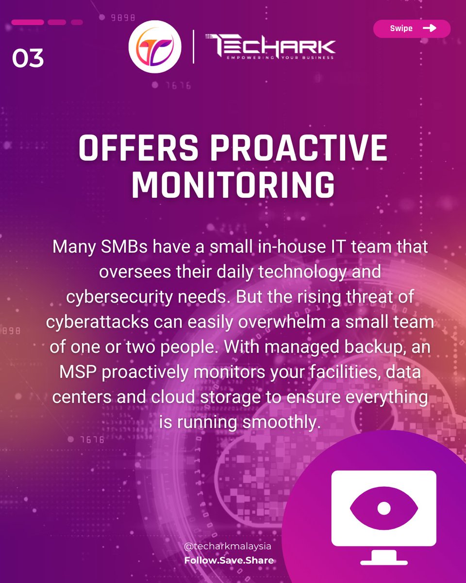 Techark_net's tweet photo. 5 Benefits Of Managed Backup Services that can help your business grow!

#techark #managedservices #benefits https://t.co/H3U8klQ3ZA
