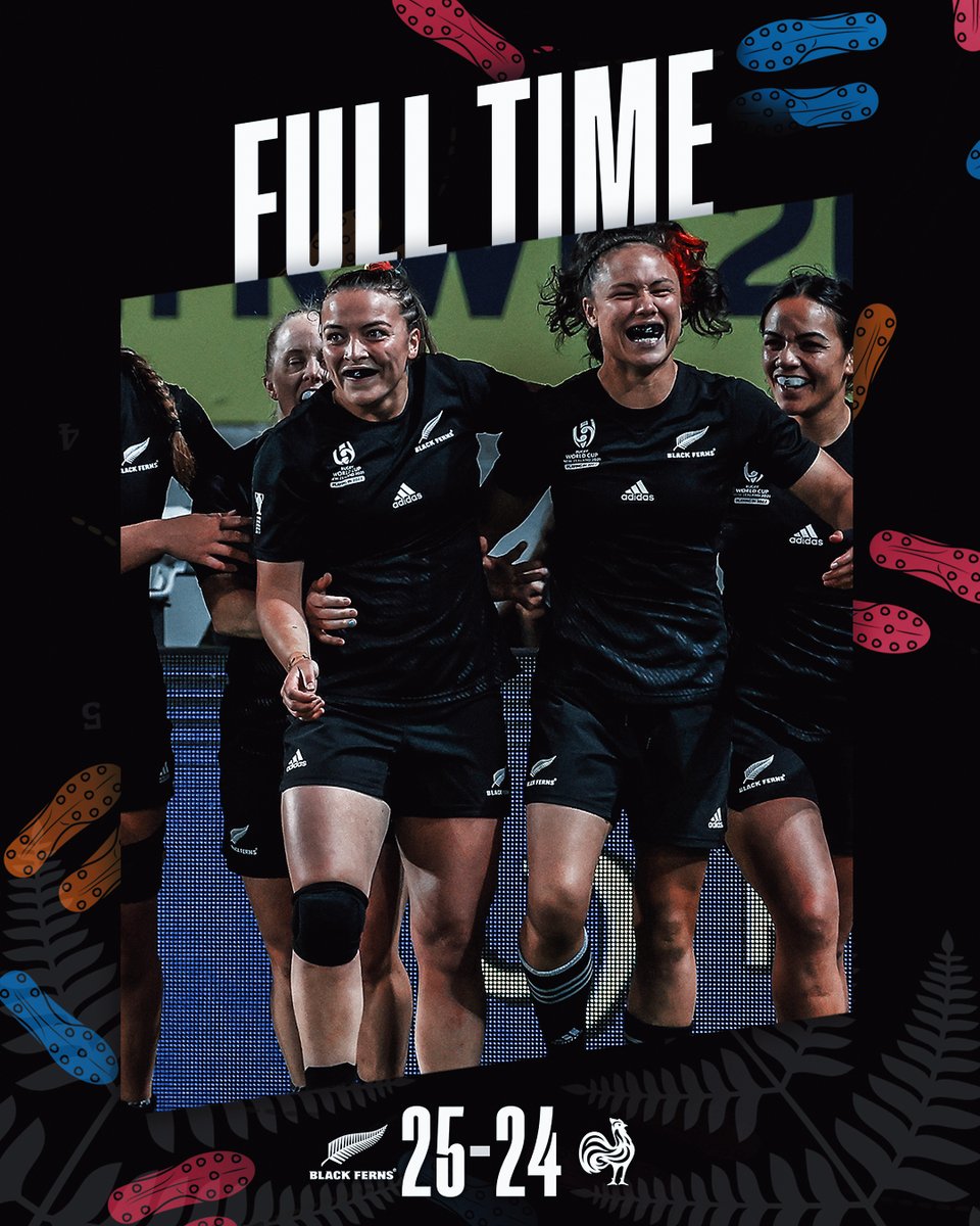 We are going to the #RWC2021 final! #NZLvFRA | #LikeABlackFern
