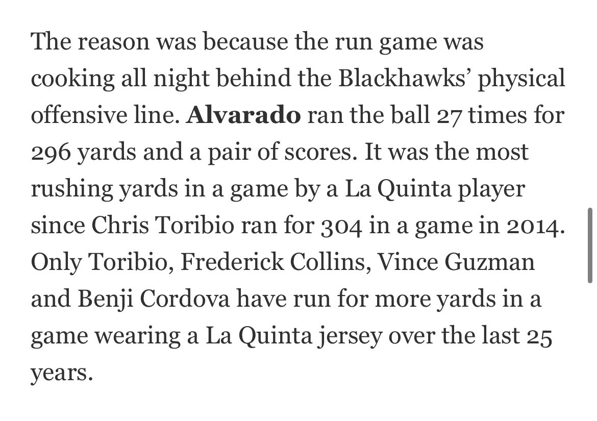 Post ACL and Meniscus tears last year <a href="/IsaiahA_16/">Isaiah Alvarado</a> doing his thing.