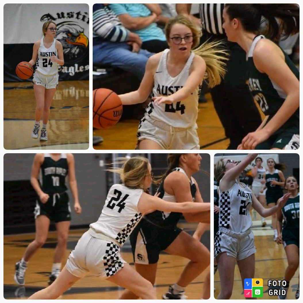 MainsChris's tweet photo. Great first high school game for freshman Emma Mains and her Austin Lady Eagles picking up wins in both the JV and Varsity games against South Ripley. https://t.co/8XZoPILQvr