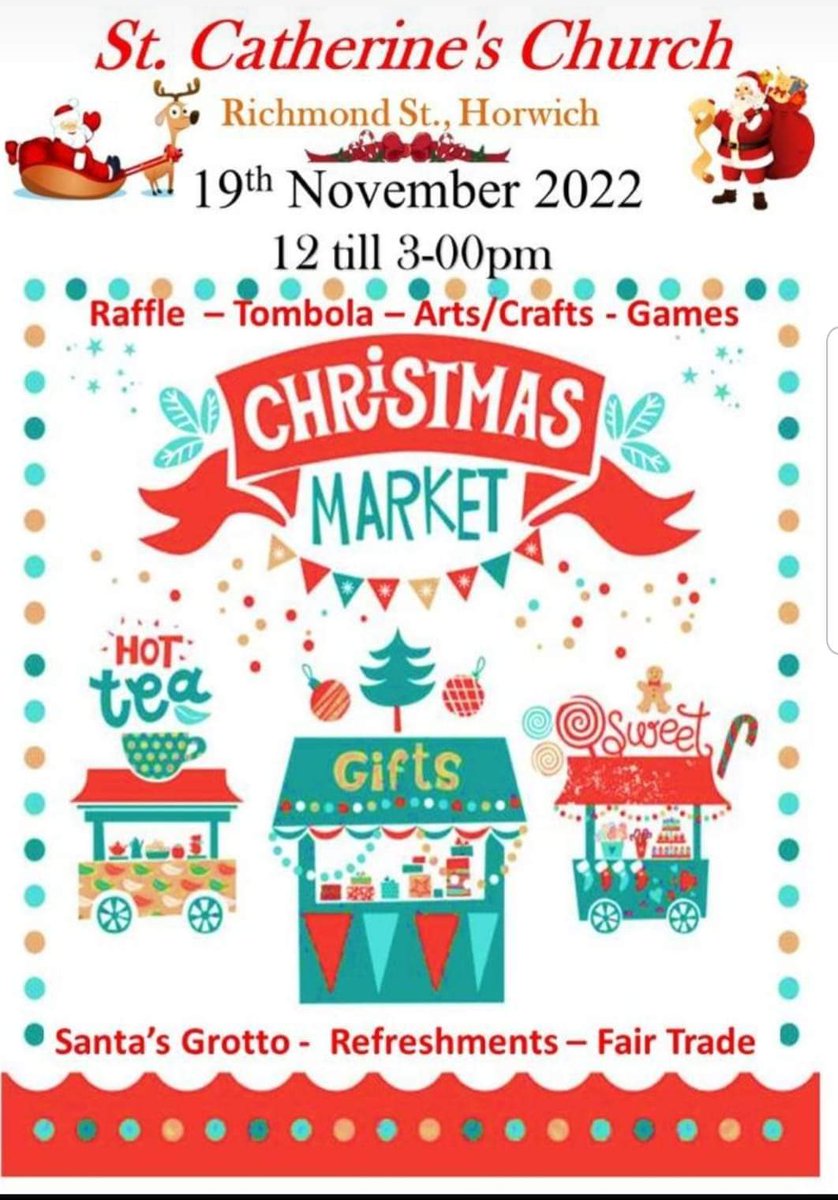 WWClaires's tweet photo. So excited! Only two weeks to go until we open our doors for our 2022 Christmas Market! 🤩🎅🎄🎁🥳

Follow our event for all the updates:

https://t.co/qlKYVJihUx

#Christmas #ChristmasMarket #horwich #bolton https://t.co/v6WobbvYWn