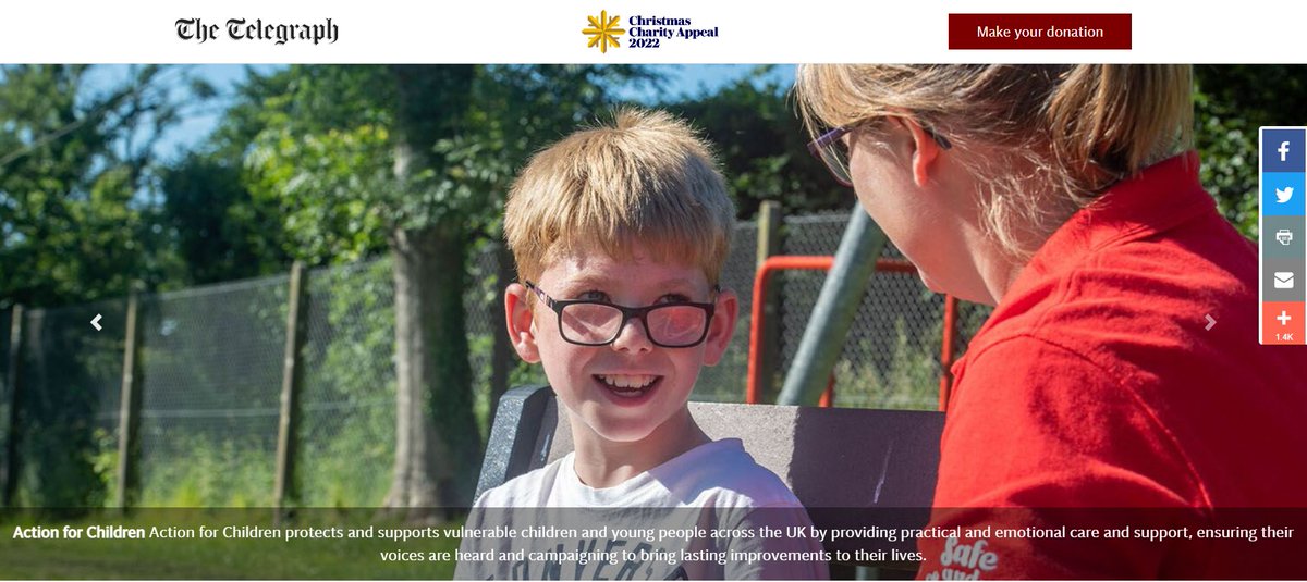 HuwBeale's tweet photo. We’re delighted to announce @Telegraph has chosen 
@actnforchildren as one of four charity partners for its Christmas Charity Appeal this year. Read more: https://t.co/N3cszHPMLY and donate here https://t.co/bEHYkIwxrs https://t.co/fZtreSCKir