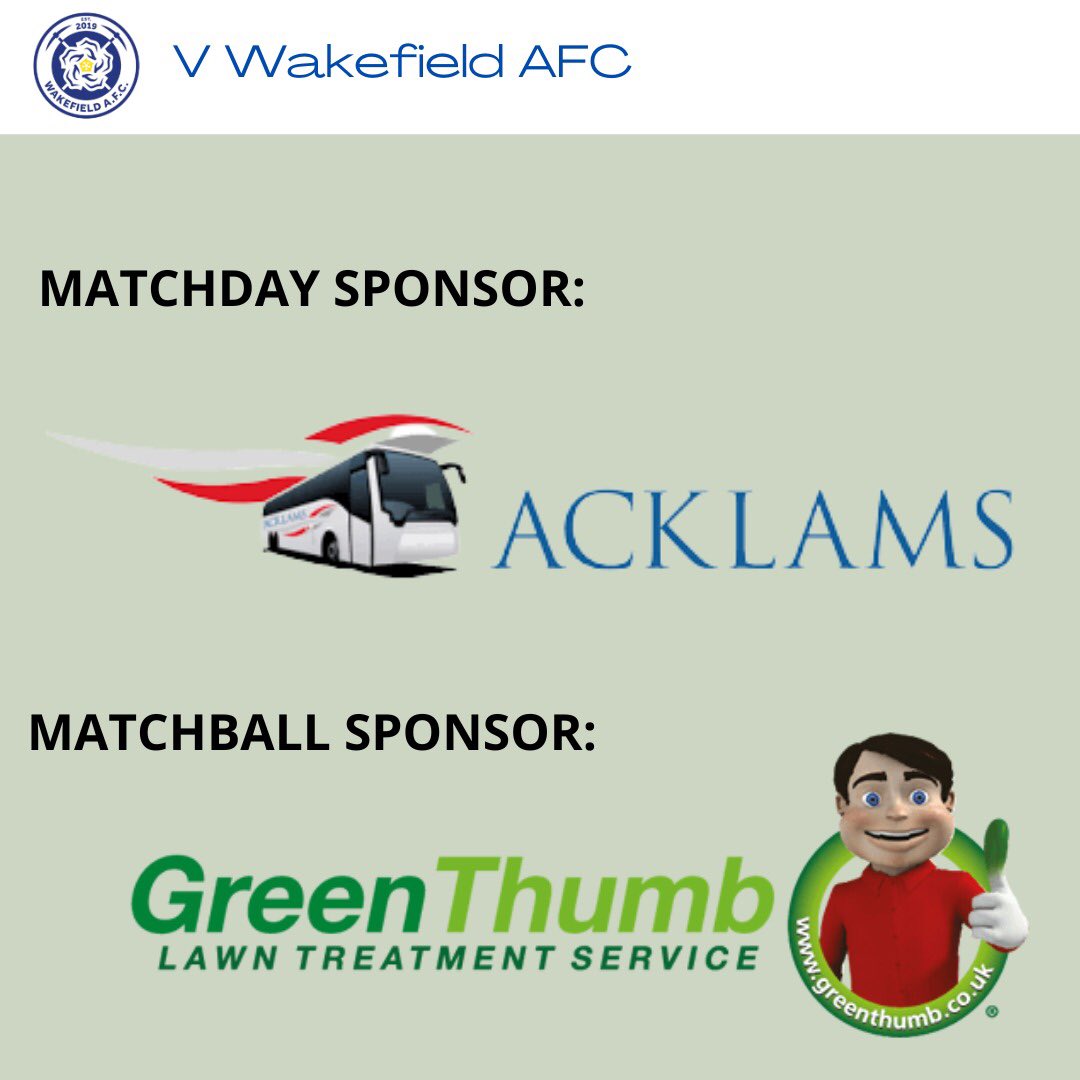 | 𝗦𝗣𝗢𝗡𝗦𝗢𝗥𝗦

Introducing todays main match and match ball sponsors! 

If you’d like to get involved with matchday sponsorship opportunities, don’t hesitate to contact the club at beverleytownfc@yahoo.com