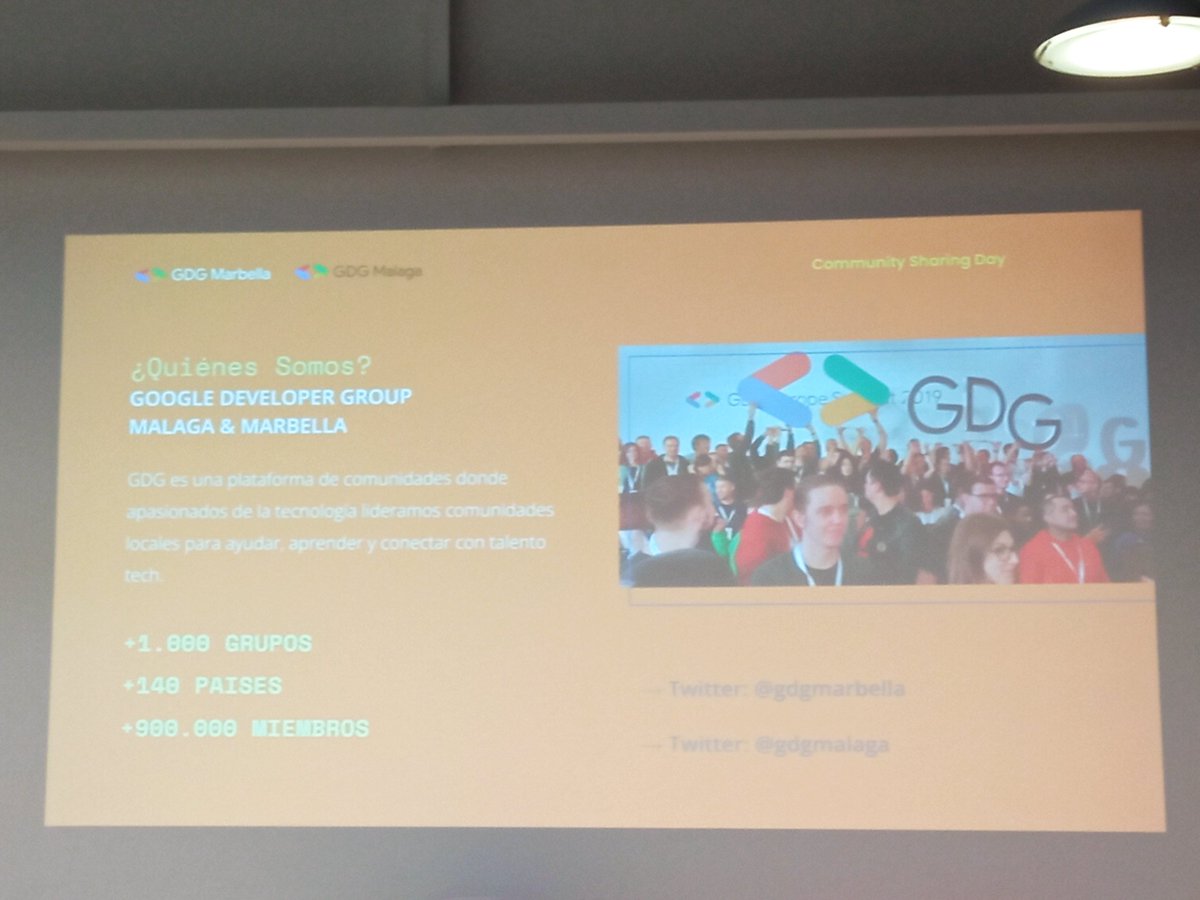 minoriade1solo's tweet photo. @gdgmarbella @GDGMalaga Esto empieza...
#communitysharingday @nyan_dev https://t.co/4sm35txvxi
