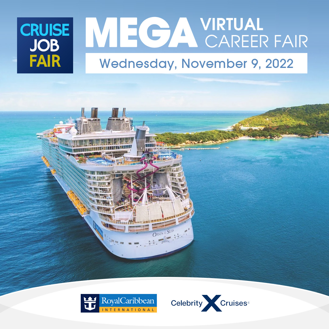 It is just four days until the next MEGA online career fair:

Royal Caribbean's Virtual Career Fair
Wednesday, 9 November 2022
online

virtual.cruisejobfair.com/events/53/roya…

Interviews will be held for a range of positions in the hotel department.

Sign up now!

#cruisejobfair #IAMRCG