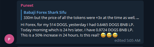 DRIPcommunity's tweet image. Wondering what yield is like in the auto-dogpound? Plus the LPs he's accumulating are earning $AFP 🐷🚀

Build a strong position now before volume on $AFD picks up &amp;amp; #BNB #BUSD divs really start pouring in 👑

Can't wait for individualized lending‼️

animalfarm.app

#BSC