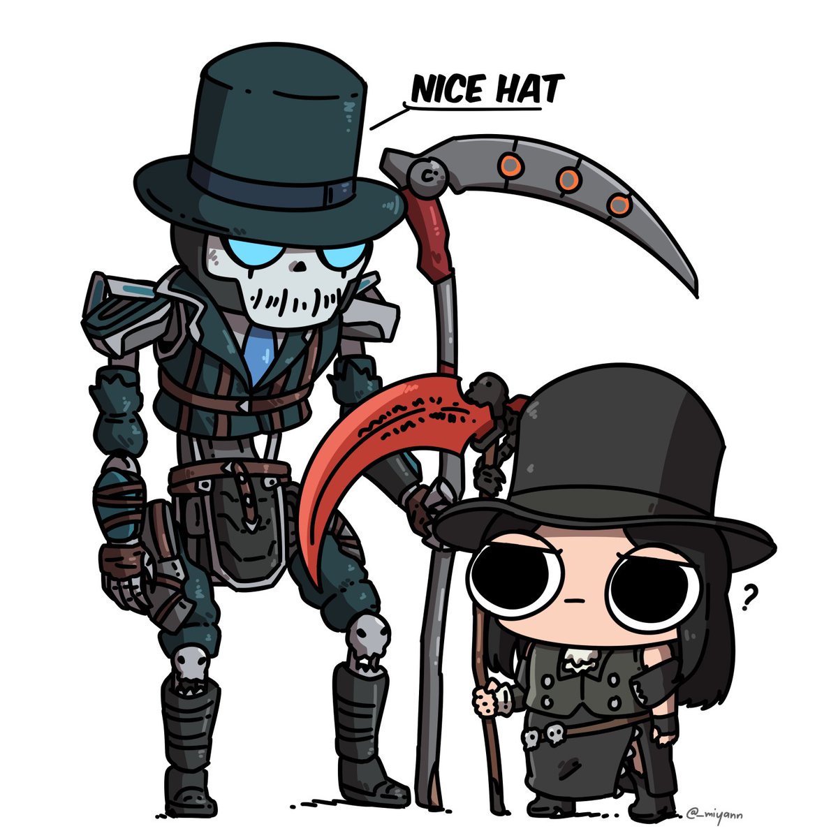 「Funny hats and big scythes#ApexLegends #」|MΔDDiEのイラスト