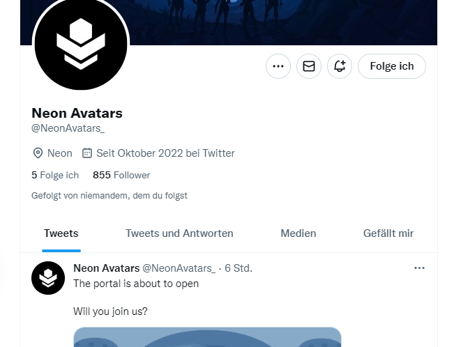 LLStricker's tweet photo. @NeonAvatars_ Early on this one thanks @trexifonNFT https://t.co/1IfLHi8t9g