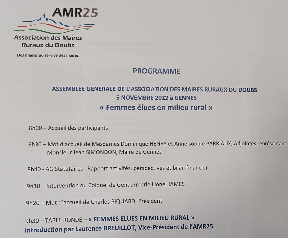 W_Lombardet's tweet image. Fier de participer à l'AG @Maires_Ruraux du Doubs et de contribuer avec @NabilMaach @EDF_BFC à apporter des solutions pour tous les #territoires sur la #TransitionEcologique, #contribuer également à la lutte contre la #precarite #energetique #MDE #sobrieteEnergetique
