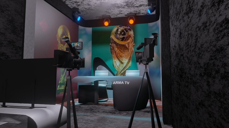 armatelevision's tweet photo. #ARMATV
#CoupeDuMonde
#QATAR2022 
Studio ARMATV 
Yon sèl bagay ki manke

https://t.co/SvuXrcRvZ2 https://t.co/akwIIPE2aH