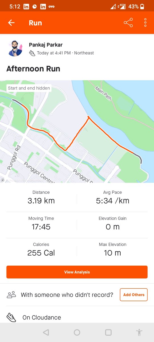 pankajparkar's tweet photo. @ssdulawat @mewarirunners Yes! developer can run🏃♂️.
Although it was short run, this inspired me to run today 😊. I stopped doing long run on weekends these days. Will resume them from next weekend.
Keep inspiring others 💪👌
#shortrun #devwhorun https://t.co/yil4hNnzzy