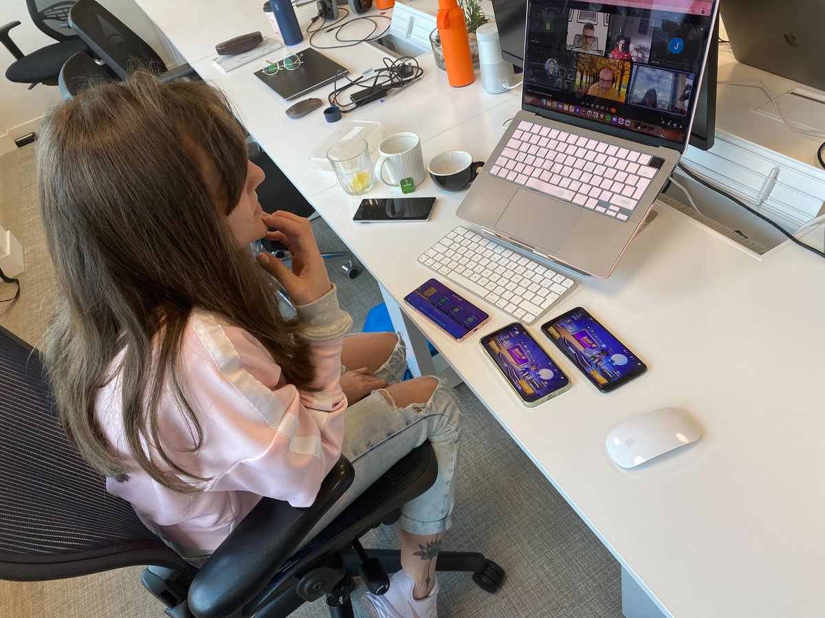 Hey Judy, how often do you play Burst Royale?

Judy: "Yes."