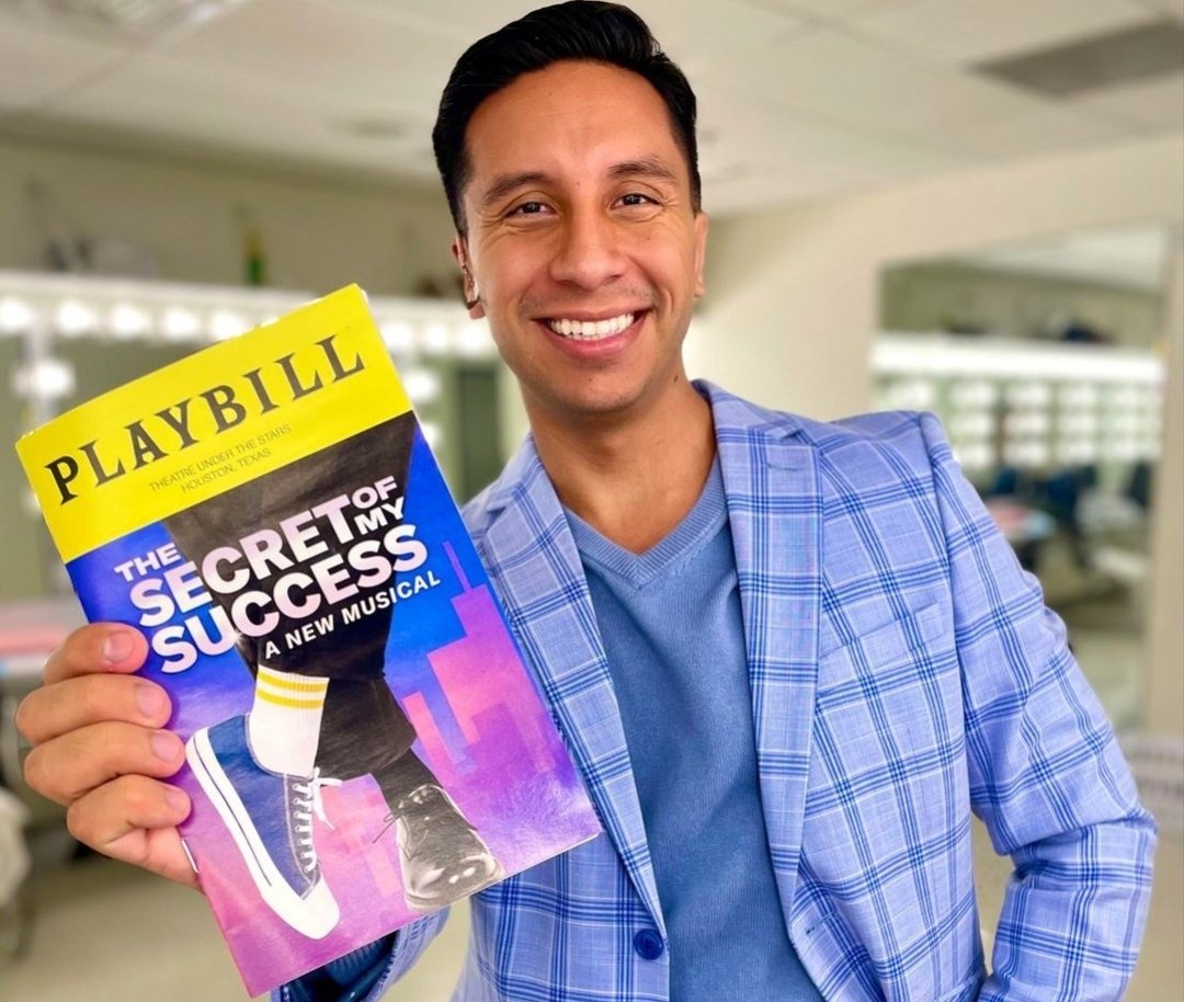 NUNewYorkCity's tweet photo. We're #MMCProud of alum T.J. Newton '14 (@tjnewtonnyc). He's starring in The Secret of My Success, which has its final performance Nov. 6 at @tutshouston. "MMC taught me that this business isn't easy and you have to believe in yourself if you want to succeed," he said.  Congrats! https://t.co/ZQ2lbplLsJ