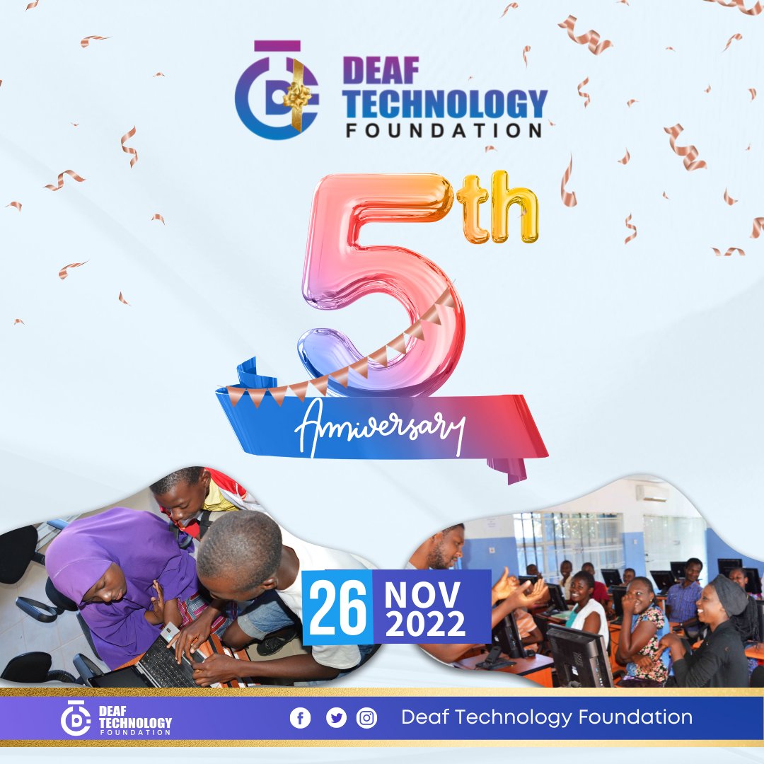 DeafTechF's tweet image. #NewProfilePic

#5thanniversary

5 years of breaking the status quo,
5 years of breaking barriers 
5 years of changing the narrative 
5 years of empowerment 

It&apos;s endless 🙊
Grateful heart😭❤❤❤
