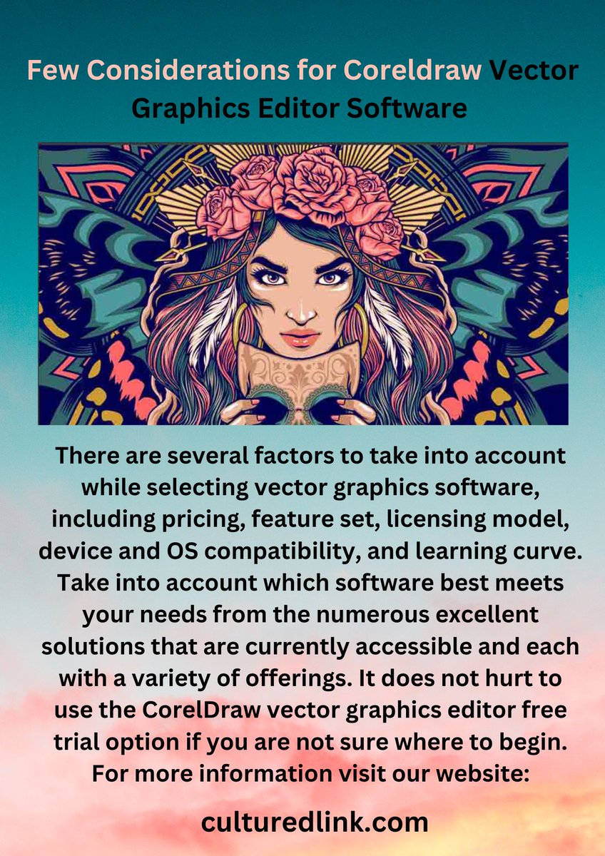 Few Considerations for #CoreldrawVectorGraphicsEditor Software  Visit...bit.ly/3DEnX8V