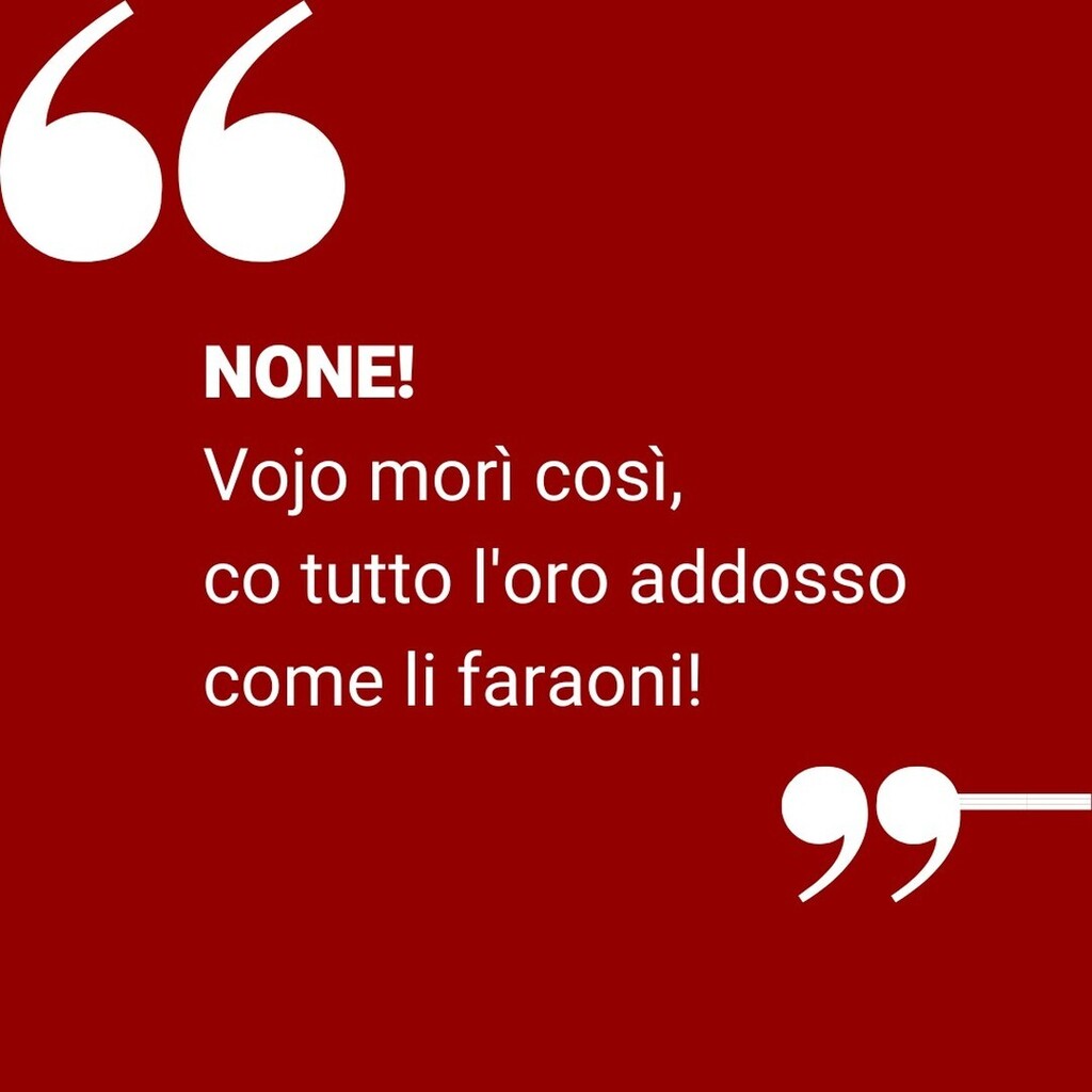 "NONE! 
Vojo morì così,
co' tutto l'oro addosso 
come li faraoni!"

🎞 ACCATTONE (1961) 
Esordio alla regia di Pier Paolo Pasolini.

#accattone #pierpaolopasolini #citazioni #citazione #leviedelcinema #cinema #cinemaitaliano #movie #cinemalovers #cinemarestaurato