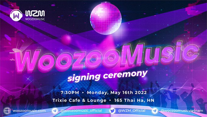woozoo_music's tweet photo. ⚡️⚡️WOOZOO MUSIC SIGNING CEREMONY⚡️⚡️
📍Event date: Monday, May 16th 2022
⏳Time: 7:30 PM
More information: https://t.co/m1PelPSOTW
Join us and let the music revolution begin 🥳🎤🎧🎼🎵
#Woozoo_Music #1st_event #Signingceremony https://t.co/rq2oWyuxm1