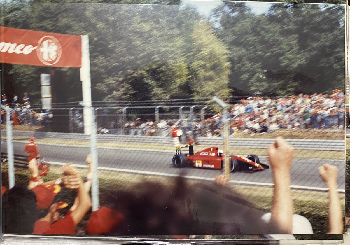 rbrtleclerc's tweet photo. so my dad went to Monza in 1991 AND HE FOUND THE PHOTOS. Here’s a mini thread for you🫶🏻 https://t.co/9q64plX1n0