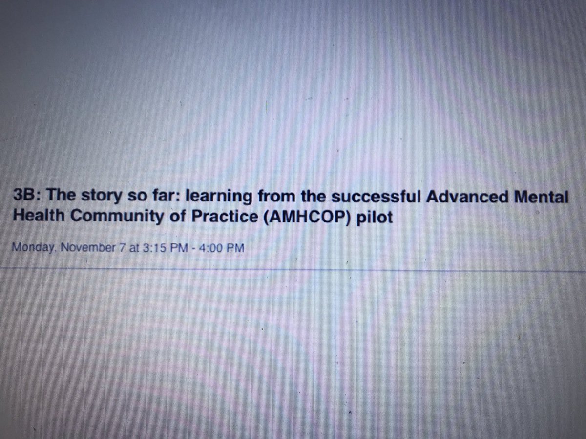 Looking forward to the HEE Advanced Practice conference on Monday- look out for the very exciting #AMHCOP updates @SetG75 @BrownKayMiss @GemmaFo73822311 @HelenSJennings @tats0175 @WrightZoeC @kathrynw54 @JulieAnneM2016 @Amyd29091