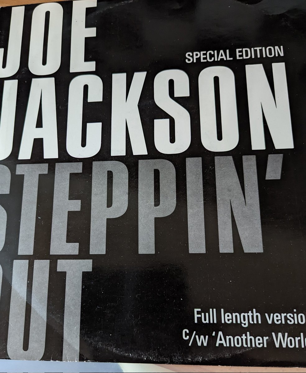 MIKEYWMS's tweet photo. #12single of the day : Joe Jackson steppin out 1982 A&amp;M records @GarySlade5 @Jongold7Gold @NewWaveAndPunk @zap210 @nigelburton5 @mattvern @Flash6246973 @pappa_mole @moodybitch68 @MarianneHawksw2 @dickidot09 @MerylSebon @Sarahilovemydog @TanyaJjjjj @Kgero1965 https://t.co/jQNC9Yvj8s