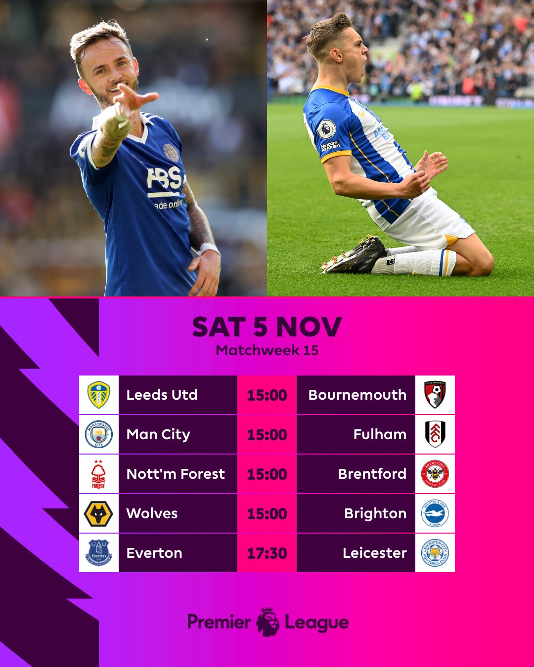 Premier League On Twitter Coming Soon Matchweek 15 Https t co premier-league-on-twitter-coming-soon-matchweek-15-https-t-co