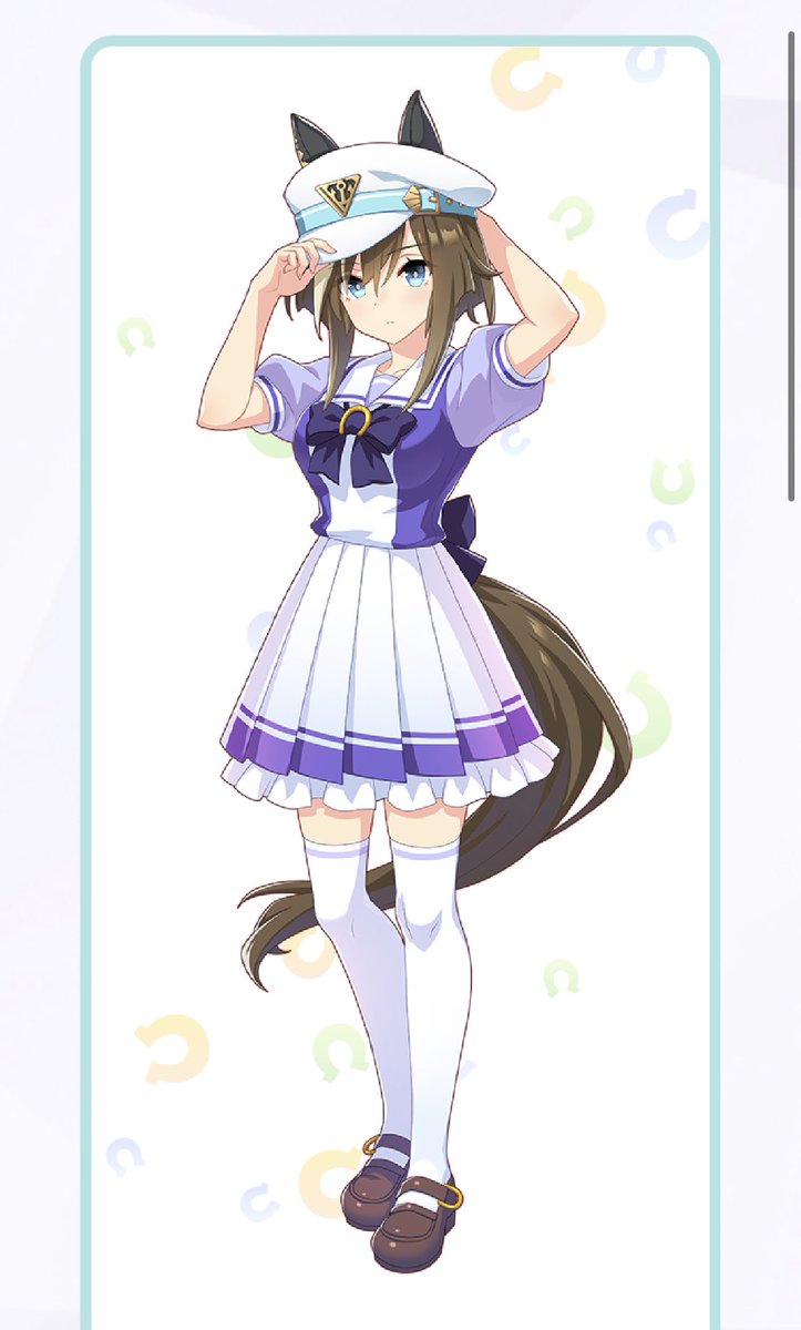 1girl animal ears tracen school uniform solo horse ears thighhighs horse tail  illustration images