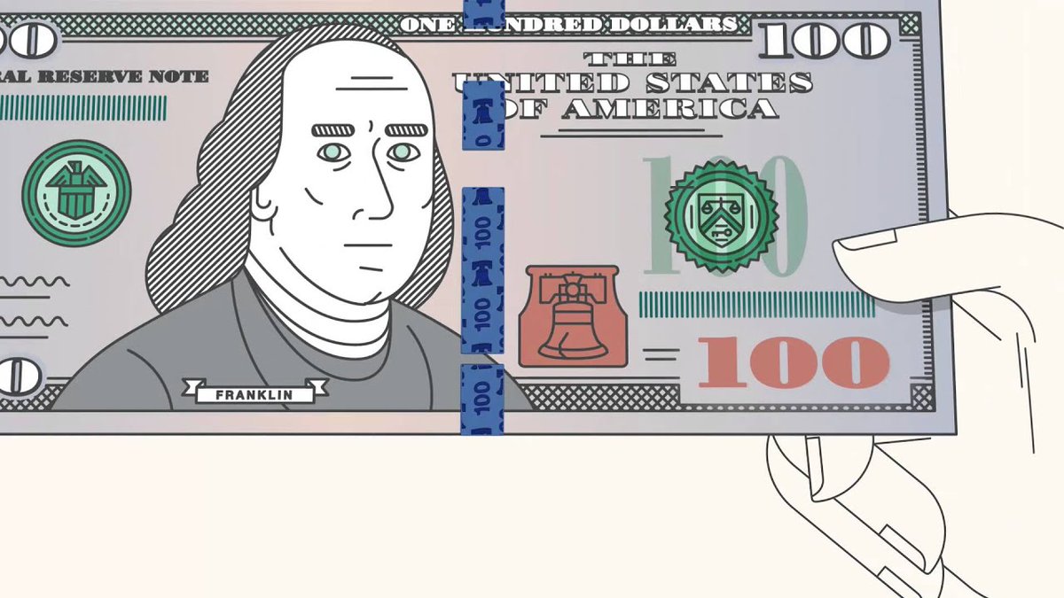 CurrencyCookies's tweet photo. Want to #learn how to discreetly check the authenticity of an American #banknote ? It's short so no time for snack  https://t.co/EejPyv5Pen https://t.co/SaOrXy1ces
