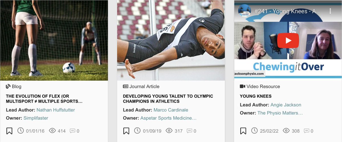 Performance Sport Hacks (@perfsporthacks) on Twitter photo ADOLESCENT ATHLETE | Your Top Views!🙌
👏The Evolution of Flex (or Multiple Sports Simultaneously) <a href="/CoachsVision/">Nate Huffstutter</a> <a href="/SimpliFaster/">SimpliFaster</a>
👏Developing Young Talent to Olympic Champions in Athletics <a href="/Marco_Cardinale/">Marco Cardinale</a> <a href="/Aspetar/">Aspetar سبيتار</a>
👏Young Knees <a href="/TPMPodcast/">Physio Matters</a> #AngieJackson
performancesporthacks.com/collection/spo… ADOLESCENT ATHLETE | Your Top Views!🙌
👏The Evolution of Flex (or Multiple Sports Simultaneously) <a href="/CoachsVision/">Nate Huffstutter</a> <a href="/SimpliFaster/">SimpliFaster</a>
👏Developing Young Talent to Olympic Champions in Athletics <a href="/Marco_Cardinale/">Marco Cardinale</a> <a href="/Aspetar/">Aspetar سبيتار</a>
👏Young Knees <a href="/TPMPodcast/">Physio Matters</a> #AngieJackson
performancesporthacks.com/collection/spo…
