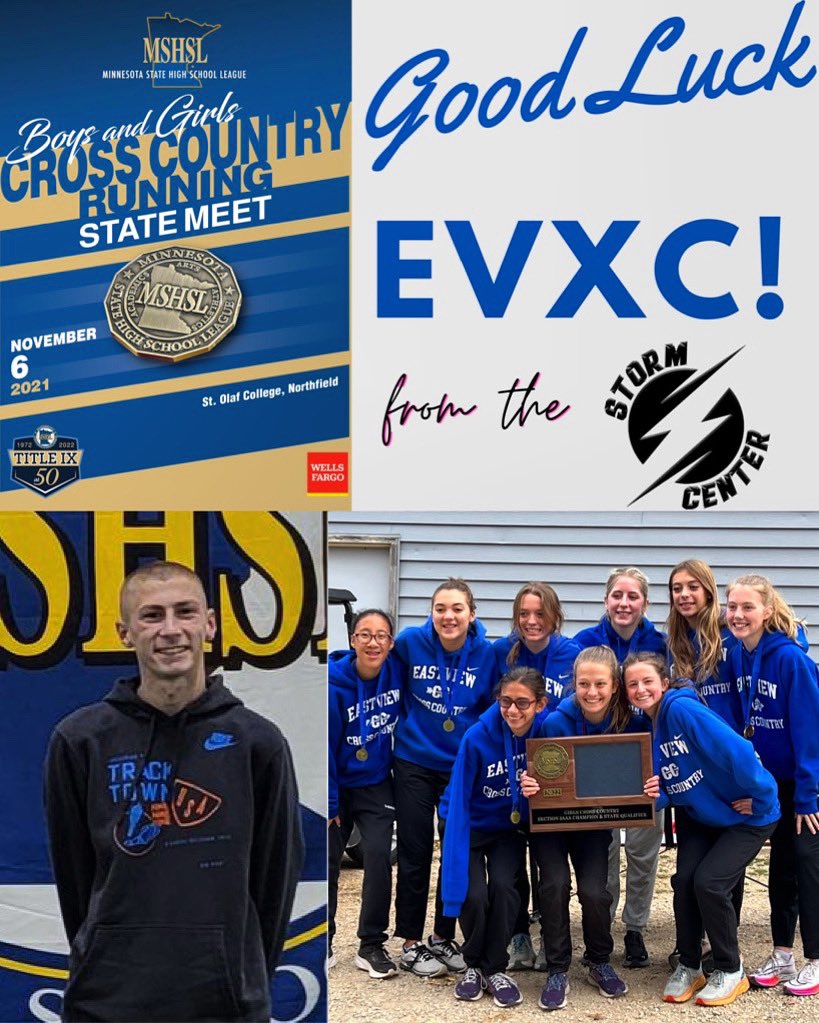 EVHS_Strength's tweet photo. GO DO FAST ⚡️LIGHTNING⚡️ THINGS TODAY!
Good luck to all Eastview runners at the state meet! https://t.co/rwRDTxcToD