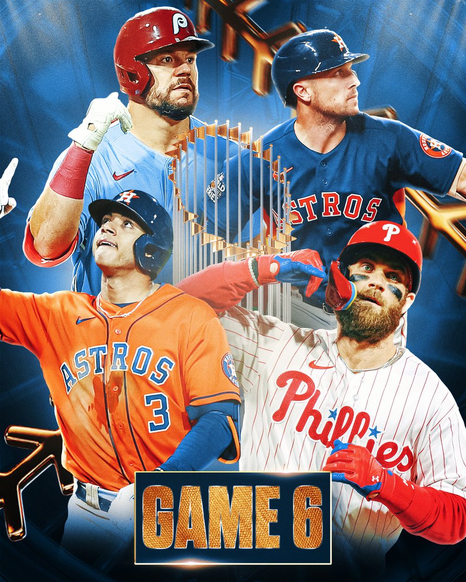 MLB's tweet photo. Houston wants that title. 
Philly wants a Game 7. 
Something's gotta give. #WorldSeries https://t.co/KTALxuOIfl