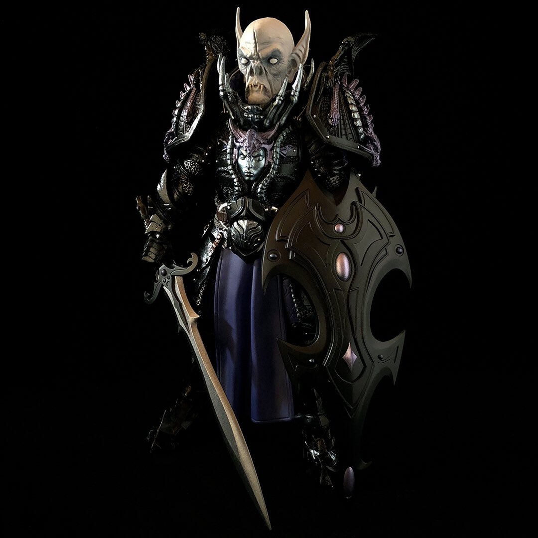 kifamush's tweet photo. Mythic Legions Baron Volligar 2!
爵位を持つ吸血鬼、ヴォリガー男爵。新規専用パーツが多数で特別感満載です☺️
軽装～重装備まで���リエーションも楽しめて遊び甲斐のある一品です😊
#FourHorsemenStudios #MythicLegions #Illythia https://t.co/uwrH9fpWQe