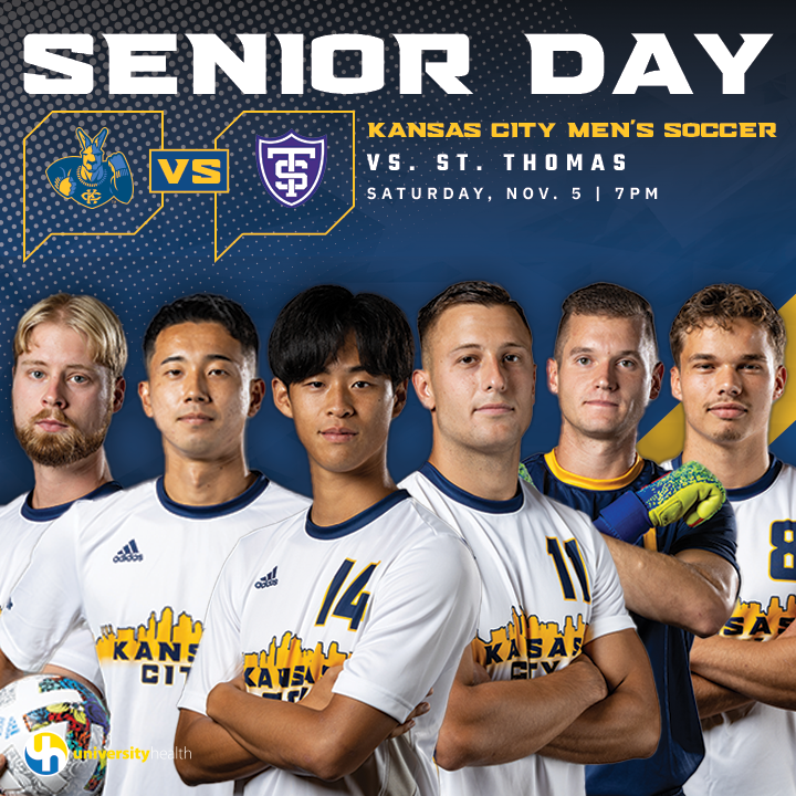 One last time on the home turf 😤
🆚 St. Thomas
🕖 7 PM
🏟️ Durwood Soccer Stadium
📺 bit.ly/3fkivQh
📈 bit.ly/3BHFQmf
🎟️ bit.ly/3r5LRnY

#ROOUP | #DeclareKC