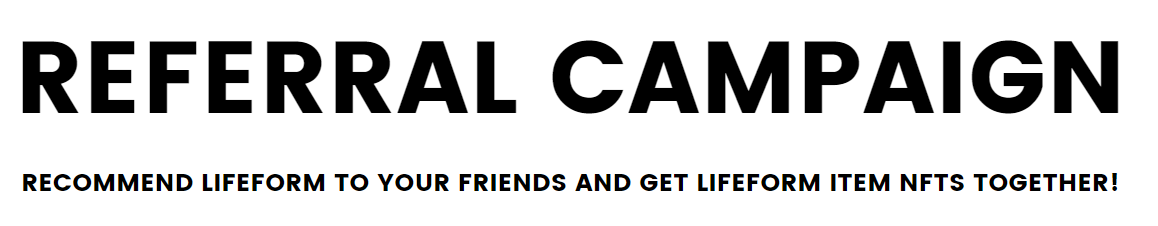 Binance Labs领投的DID解决方案提供商Lifeform的Referral Campaign可以撸下

lifeform.cc/campaign?refer…