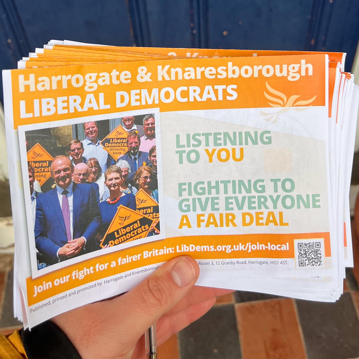 tomgordonLD's tweet image. Politics is an all year round team sport, &amp;amp; it’s been a fun week attending the Sheffield Lib Dem Dinner &amp;amp; knocking on doors in Harrogate. 

Happy to do my bit helping in our top Labour &amp;amp; Tory facing target seats in Yorkshire, both are crying out for a Liberal alternative.