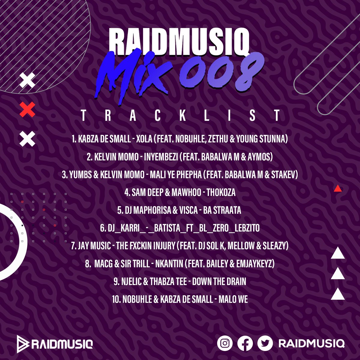 RAIDMUSIQ MIX 008 TRACKLIST Hearthis.at : bit.ly/3gE25CH #podcastlove #mixtapes #amapiano #amapianodance #amapianoisalifestyle #amapianomovement #amapianototheworld #amapianovibes #amapianochallenge #amapianosnextsuperstar #afrobeats #pretoria