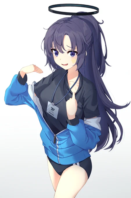 「少し暑いですね…」#ブルーアーカイブ #ブルアカ 